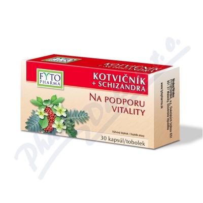 Kotvičník+Schizandra tob.30 na podp.vitality Fyto