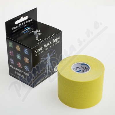 Kine-MAX Classic kinesiology tape žlutá 5cmx5m