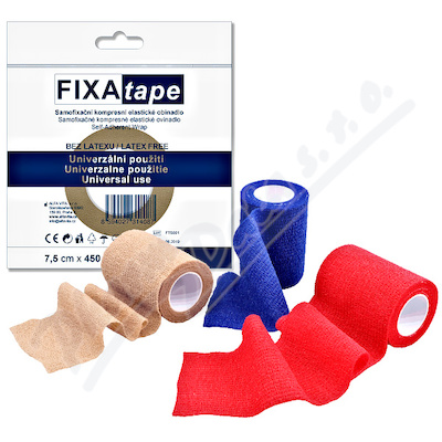 FIXAtape STRETCH samofix.obina.7.5x450cm mix barev