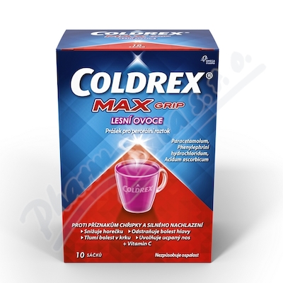 Coldrex MAXGrip Lesní ovoce 1000/10/70mg scc.10 II