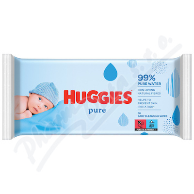 HUGGIES Pure vlhčené ubrousky 56ks