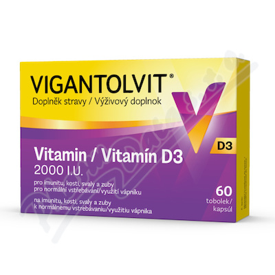 Vigantolvit D3 2000 I.U. 60 tobolek