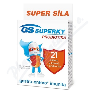 GS Superky probiotika cps.30+10 ČR/SK