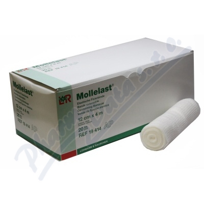 Obin.elast.fix.Mollelast 12cmx4m 20ks