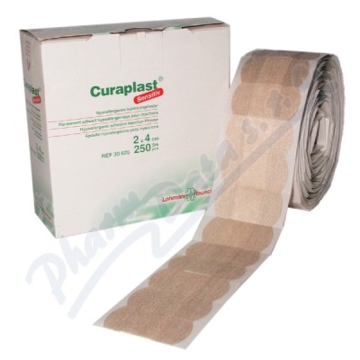 Náplast Curaplast poinjekční sensitiv 2x4cm 250ks