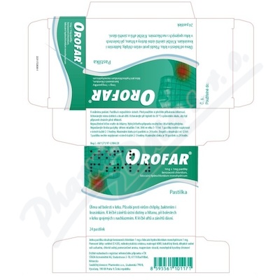 Orofar 1mg/1mg pas.24