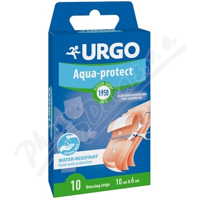 URGO AQUA PROTECT Omyvatelná 10x6cm 10ks NOVÁ