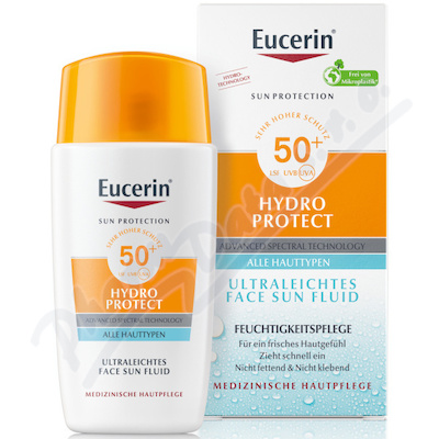 Eucerin SUN fluid na opal.obličeje SPF50+ 50ml