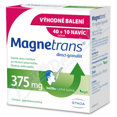 Magnetrans 375mg 40+10 tyčinek granulátu Promo2024