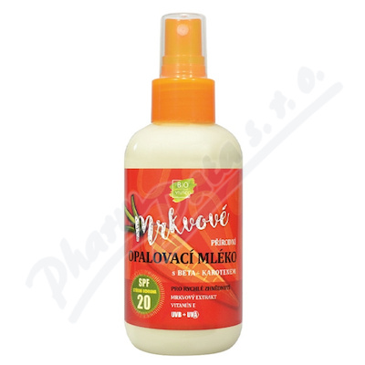 VIVACO mrkvové opalovací mléko SPF20 150ml