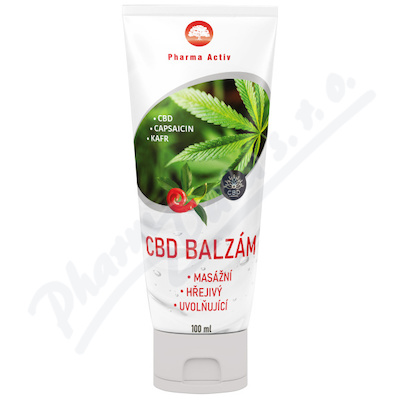 CBD balzám masážní/hřejivý/uvolňující 100ml