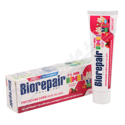 Biorepair Kids 0-6let zubní pasta jahoda 50ml
