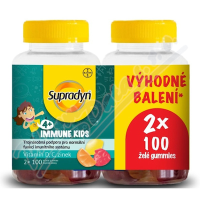 Supradyn Immune Kids želé gummies 2x100ks