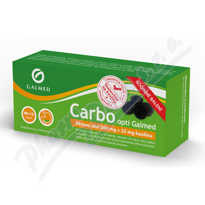 Carbo Opti tbl.40+10 Galmed Rodinné balení