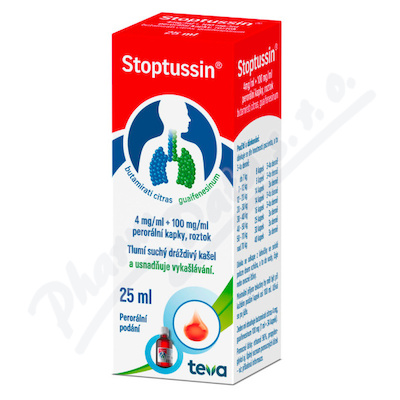 Stoptussin 4mg/ml+100mg/ml por.gtt.sol.1x25ml