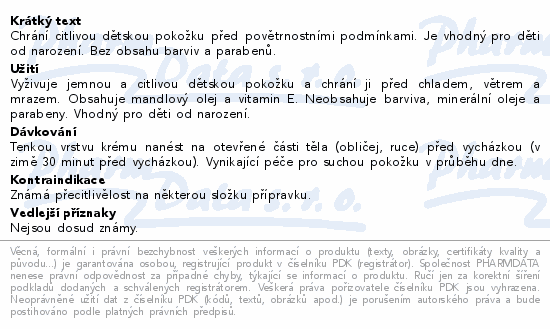 Bübchen ochranný krém do každého počasí 75ml