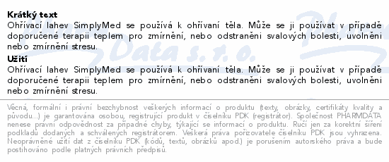 SimplyMed termofor s pleteným obalem 2l-SOVA